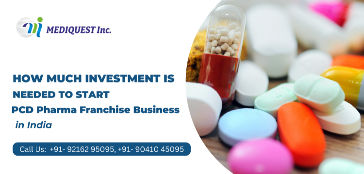 How much investment is needed to start PCD pharma franchise business